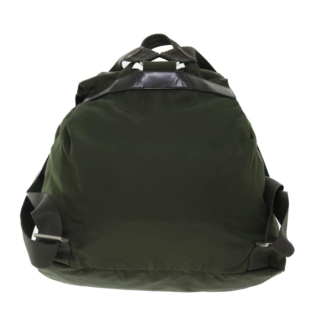 PRADA Backpack Nylon Khaki Auth bs7575 - Picture 2 of 16